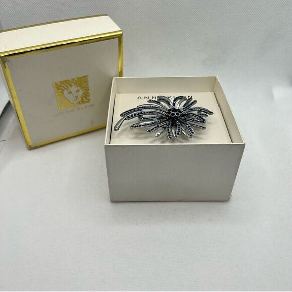 New Anne Klein Jeweled Statement Pin Brooch - Picture 2 of 10